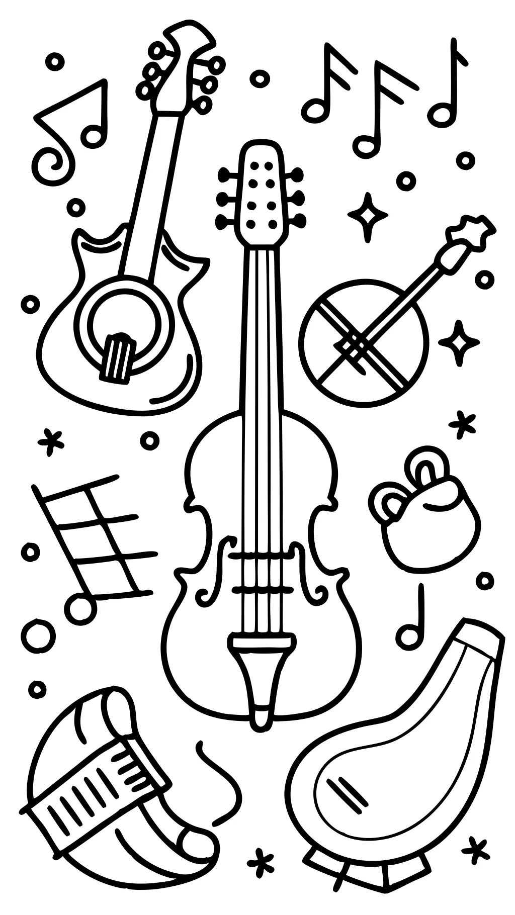 coloriages musicaux